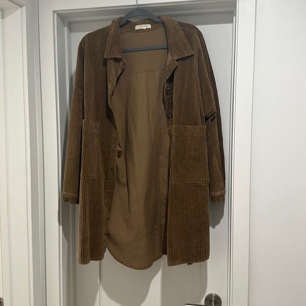 Brown Corduroy oversized jacket